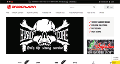 Desktop Screenshot of gabberwear.com